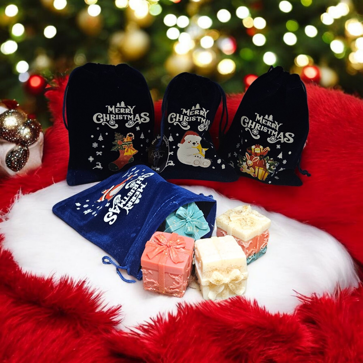 Present Filled Santa Sacks