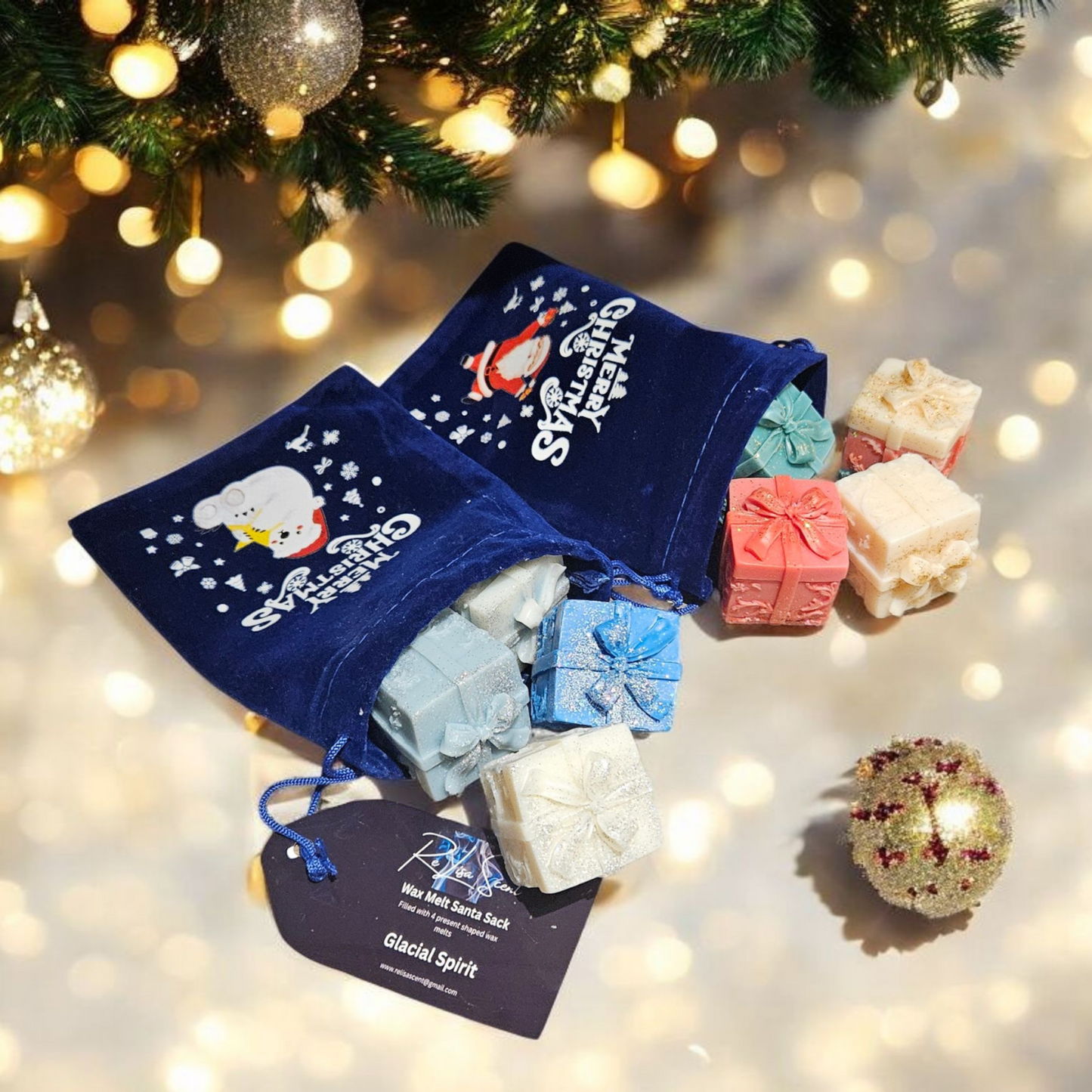 Present Filled Santa Sacks