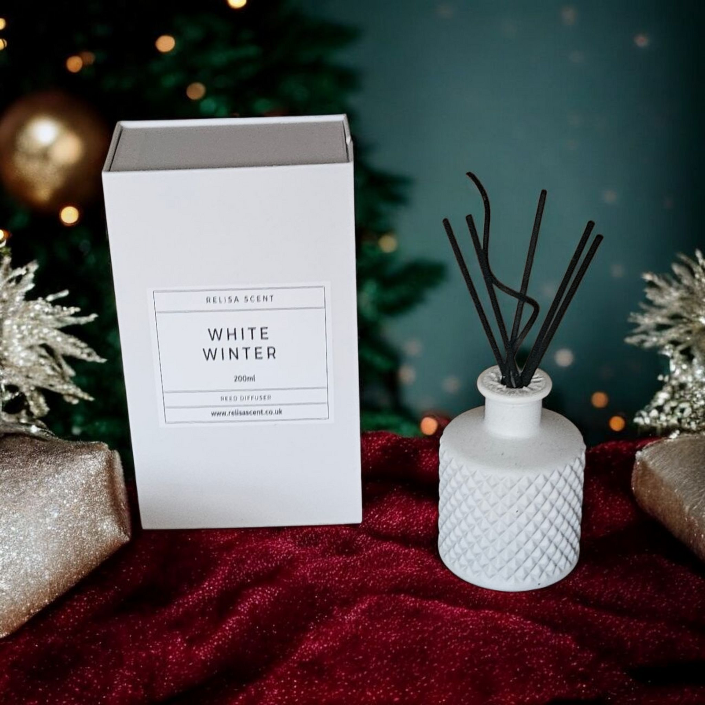 White Winter Reed Diffuser